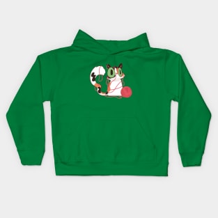 Naughty Calico Cat Kids Hoodie